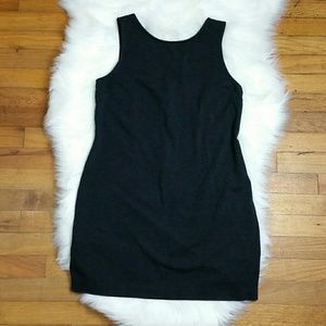 J. Crew Factory V-back Ponte Shift Dress